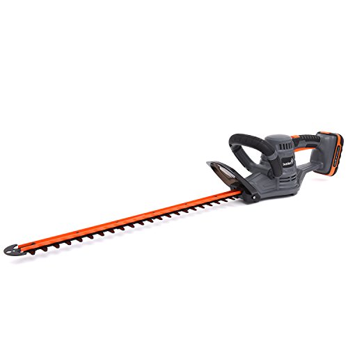 Ivation 20V Cordless Hedge Trimmer - Includes Battery Pack with Charger for Easy Cord-Free Hedge Trimming - 22 Dual Action Blades