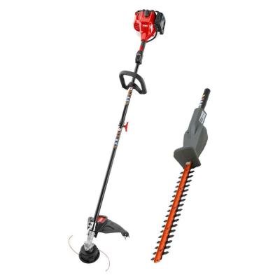 Toro 2-Cycle 254cc Attachment Capable Straight Shaft Gas String Trimmer with Hedge Trimmer Attachment