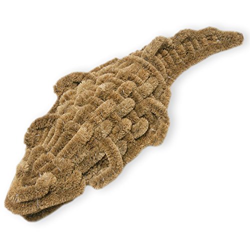 RubberCal 10100005 Ally Alligator 3 by 10 by 25Inch Scraper Door Mat Brown