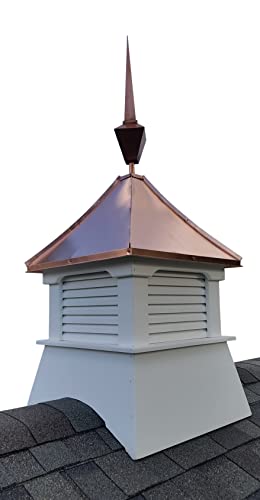 Accentua Olympia Cupola with Square Copper Finial 24 in Square 62 in High