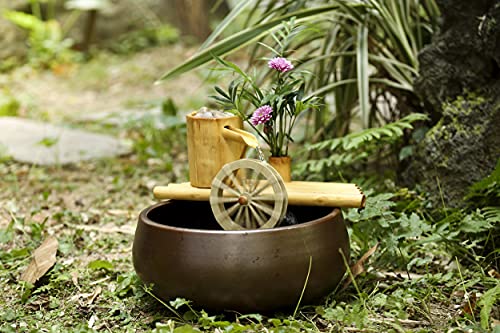 Lifegard Aquatics R440853 Bamboo Fountain 8 inches Brown