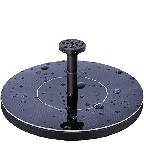 LAWOHO Solar Fountain Pump 15W Upgraded Submersible Solar Water Fountain Panel Kit for Bird BathSmall PondGarden and Lawn