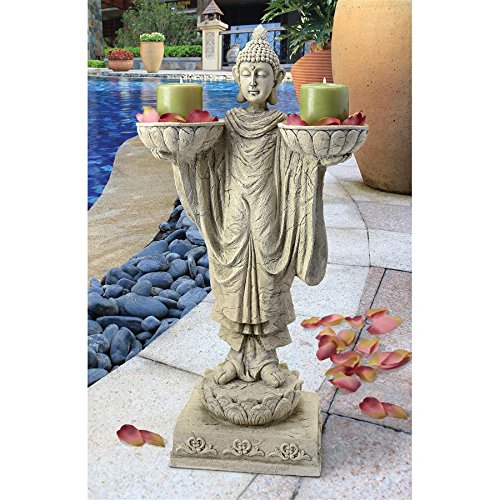 Design Toscano JQ4731 Avalokitesvara Buddha Garden StatueAntique Stone