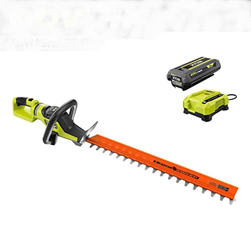 RYOBI 40V HP Brushless 26 in Cordless Battery Hedge Trimmer with 20 Ah Battery and Charger