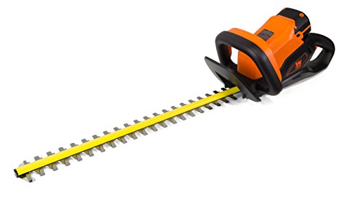 WEN 40415 40Volt Max LithiumIon 24 in Cordless Hedge Trimmer with 2Ah Battery and Charger