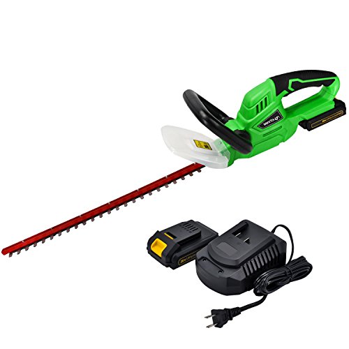 hyperpower 20V HT001 Cordless Hedge Trimmer Electric Garden Yard Trimmer with 20A Battery and Fast Charger