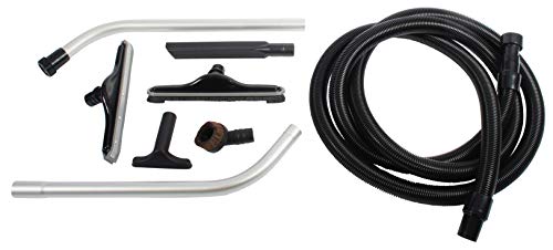 CenTec Systems 95523 20 Ft Contractor Grade Shop Vacuum Hose and Complete Attachment Kit Black