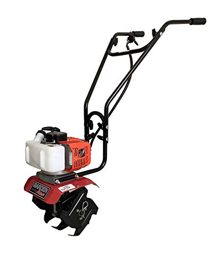 GardenTrax Mini Tiller Cultivator Powerful 33cc 2Cycle Engine