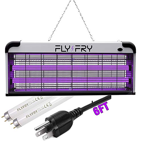 FLYFRY Bug Zapper 40w Large Size Mosquito Killer Fly Lamp Electronic Insect Trap Bees Moth Wasp Beetle  Other pests for Indoor Garage Restaurant Commercial