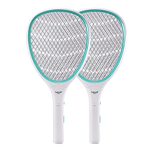 Faicuk 2 Pack Bug Zapper Racket Electric Fly Swatter