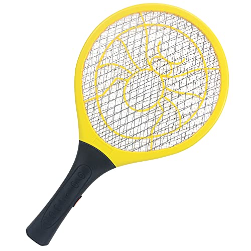 FOBELISK Electric Fly Swatter  Bug Zapper  Best High Voltage Handheld Mosquito Killer  Wasp Fruit Fly Insect Trap Racket for Indoor Travel Camping and Outdoor Control (2 AA Batteries Included)