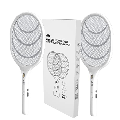 Himalayan Glow Bug Zapper Rechargeable Electric Fly Swatter Racket Large2PK