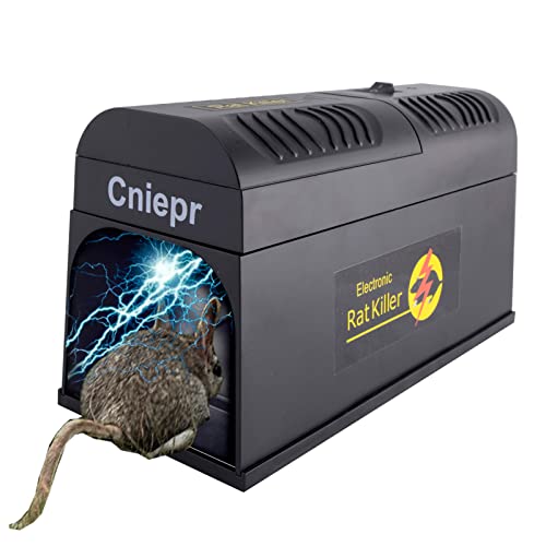 Electronic Rat Trap 7000V Shock Electronic Rat Zapper Effective  Powerful  Humane Electronic Pest Control Mouse Traps Mess Free Operation Rodent Trap 2022 Version