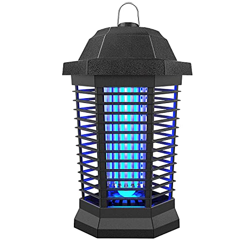 GTOCS Bug Zapper Electric Mosquito Zapper Outdoor Insect Trap Indoor Electronic Insect Killer for Garden Patio