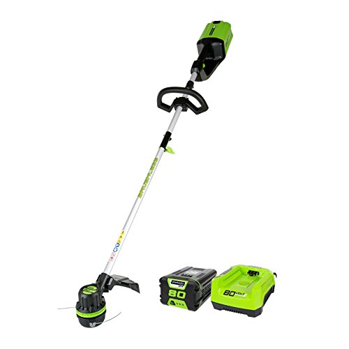 Greenworks Pro St80l210 80v 16-inch Cordless String Trimmer 2ah Battery And Charger Included