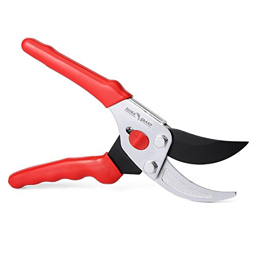FLORA GUARD  85Inch Traditional Bypass Pruning Shears  Professional Tree and Branch Garden Pruner