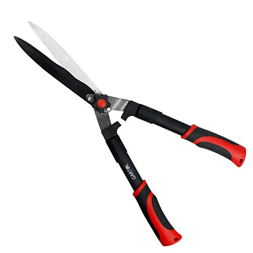 GARTOL Garden Hedge Shears for Trimming and Shaping Borders Decorative Shrubs and Bushes Hedge Clippers  Shears with Strong Comfort Grip Handles 23 Inch Carbon Steel Bush Cutter