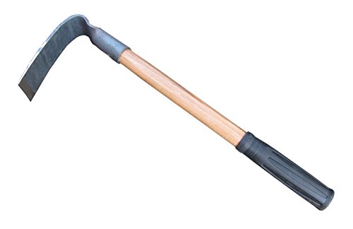 Forged Hoe Forged Adze Grubbing Hoe Solid Mattock Pick Digging Tool 17Inch Mini Grub Hoe 1LB