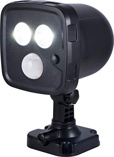 Power Gear MotionActivated Wireless LED Spotlight Outdoor 300 Lumens Battery Operated Light Tilts  Swivels Up to 120° Motion Detection at a 25ft Detection Range 36090