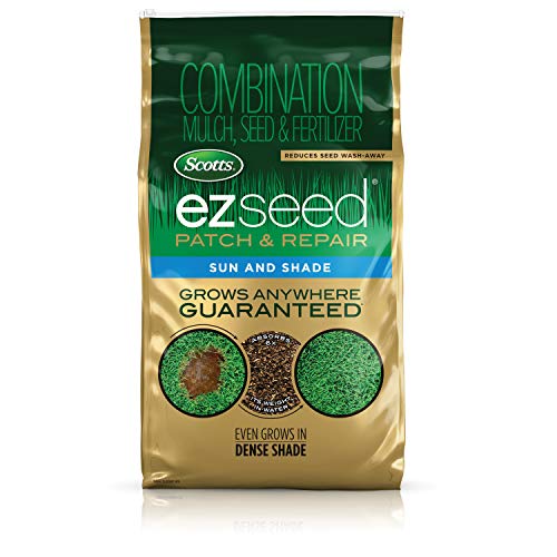 Scotts EZ Patch  Repair Sun and Shade10 Lb Combination Mulch Seed  Fertilizer Reduces WashAway Seeds up to 225 sq ft 10 lb Sun  Shade