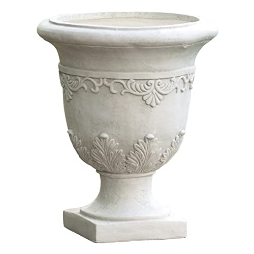 Christopher Knight Home Antique Moroccan Urn Planter 20 White