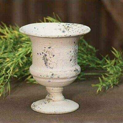 Planter Metal Urn Cream French Country 55 High x 475 Wide