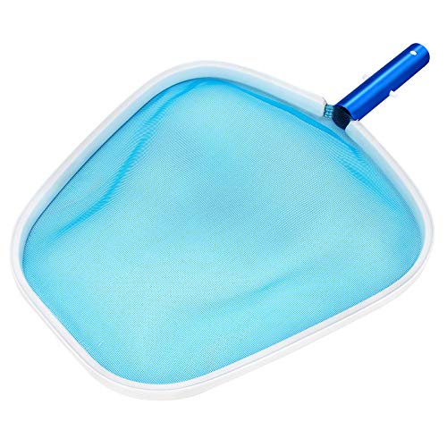 KORCCI Swimming Pool Cleaning Leaf Skim Net 11 x 12 34 Leaf Skimmer Net Pool Rake Net Fine Mash Net Fast Cleaning Debris Pickup Removal (Not Including Pole)