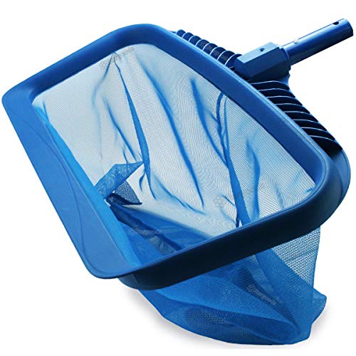 Stargoods Pool Skimmer Net Heavy Duty Leaf Rake Cleaning Tool Fine Mesh Net Bag Catcher