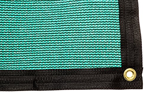 Be Cool Solutions 70 Green Outdoor Sun Shade Canopy UV Protection Shade Cloth Lightweight Easy Setup Mesh Canopy Cover with Grommets Sturdy Durable Shade Fabric for Garden Patio  Porch 20x24