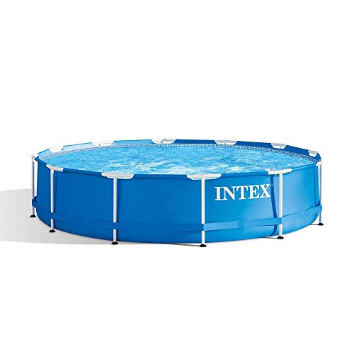 Intex 28210EH 12 Foot x 30 Inch Above Ground Swimming Pool That Fits up to 6 People with Easy SetUp (Pump Not Included)