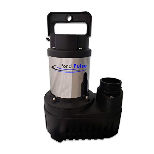 HALF OFF PONDS Pond Pulse 3000 GPH Hybrid Drive Submersible Pump Up to 3000 GPH Max Flow
