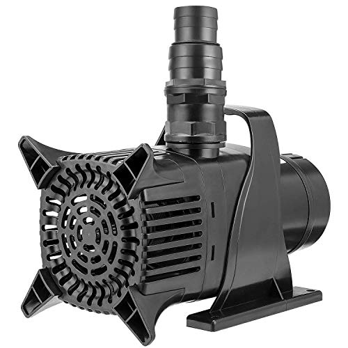 VIVOSUN 8190 GPH Submersible Water Pump 500W Ultra Quiet Pump with 203ft Power Cord High Lift for Pond Waterfall Fish Tank Statuary Hydroponic