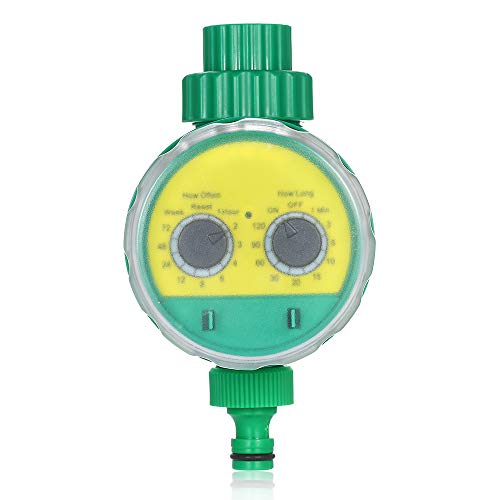 Outdoor Timed Irrigation Controller Automatic Sprinkler Controller Programmable Valve Hose Water Timer Faucet Watering Timer for Home Garden Farmland