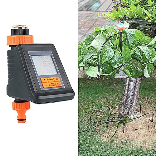 GEZICHTA Automatic Water TimerSprinkler Timer for Hoses ProgrammableGarden Lawn Faucet Timer Irrigation System Controller(Black)