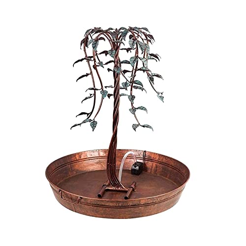 glusess Tree of Life Indoor Outdoor Electric Fountain Tree of Life Design Life Waterfall Fountain Beautiful Fountain for YardPondGarden Indoor  Outdoor (Color  A)