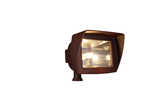 3W LED Low Voltage Landscape Lighting Flood Light Rust Finish