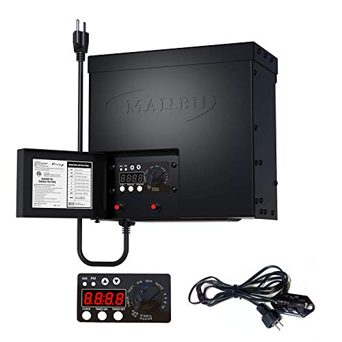 Malibu 600Watt Transformer with Timer and Sunlight Sensor for Low Voltage Landscape Lighting 120V Input 12V Outdoor