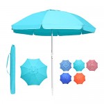 Lurasel-Beach-Umbrella-6-5ft-UV-50-Outdoor-Portable-Sunshade-Umbrella-with-Sand-Anchor-Tilt-Mechanism-and-Carry-Bag-for-Garden-Beach-Outdoor（6-5ft-Sky-Blue…-1.jpg